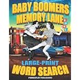 BABY BOOMERS - MEMORY LANE: LARGE PRINT WORD SEARCH: 78 Nostalgic ...