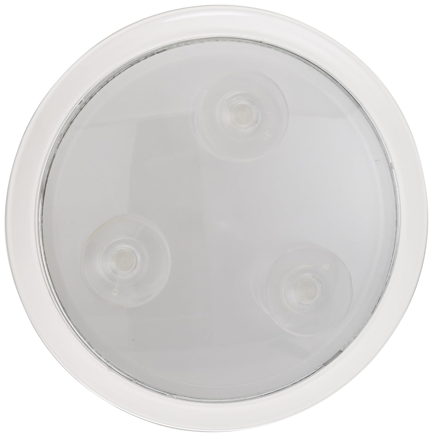 Jerdon JPFM9 9-Inch Fogless Suction Shower Mirror with 3x Magnification, Chrome and Acrylic Finish : Personal Makeup Mirrors : Beauty