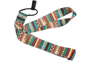 Ukulele Strap, Adjustable Nylon Bohemian StylishStrap Belt Sling With Hook for UkuleleGuitar Accessory Parts