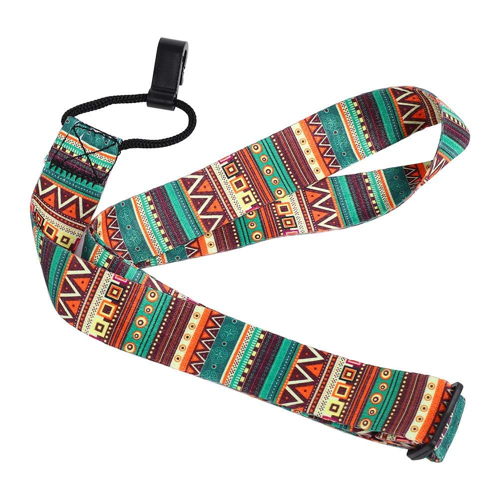 Dilwe Ukulele Strap, Adjustable Nylon Bohemian Stylish Universal Strap Belt Sling With Hook for Ukulele Mini Guitar Accessory Parts Bags Straps