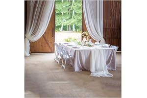 2 Pieces 27x120 Inch White Chiffon Table Runner Soft Chiffon Fabric Sheer Wedding Table Draping Overlay Wedding Arch Party De