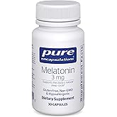 Pure Encapsulations Melatonin 3 mg - Antioxidant Supplement to Support Natural Sleeping & Relief of Occasional Sleeplessness - for Natural Sleep Support* - 30 Capsules