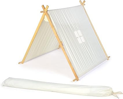 discovery play teepee wood and canvas