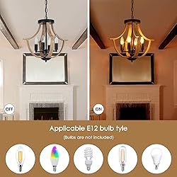 LAMPKEDUO Farmhouse Hanging Pendant
