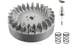 CUQFVAT Aluminum Flywheel 10krpm for Predator 212 Honda GX200 Ghost 196cc 212cc 224cc 6.5hp Non Hemi 60737 69730 Engine with Key & 22Lb Valve Springs for Coleman CT200U BT200X Mini Bike Performance Parts