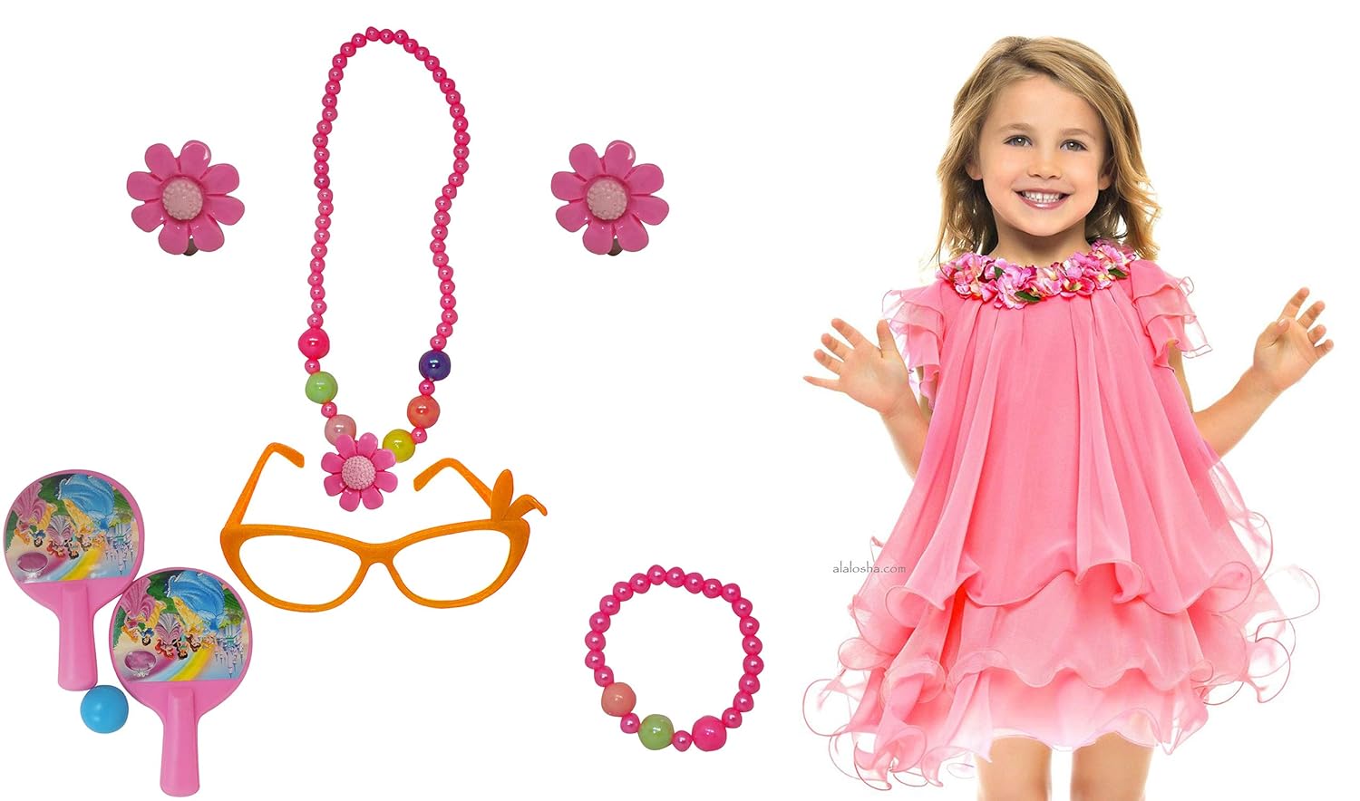 baby girl playing items