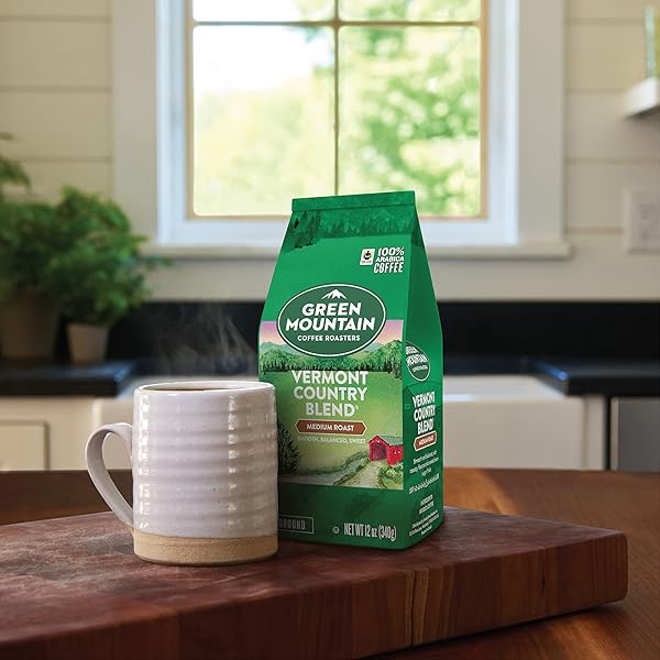 GREEN MOUNTAIN COFFEE SIGNATURE VERMONT COUNTRY BLEND GROUND COFFEE 12OZ