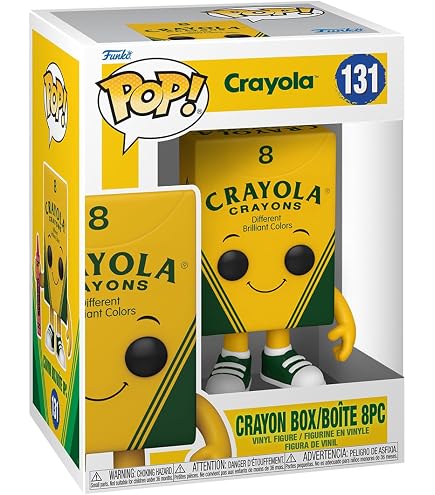 Funko Pop! Vinyl: Crayola - Green Crayon - Figurine en Vinyle à Collectionner - Idée de Cadeau - Produits Officiels - Jouets pour Les Enfants et Funko Pop! Vinyl: Crayola - Green Crayon - Figurine en Vinyle à Collectionner - Idée de Cadeau - Produits Officiels - Jouets pour Les Enfants et