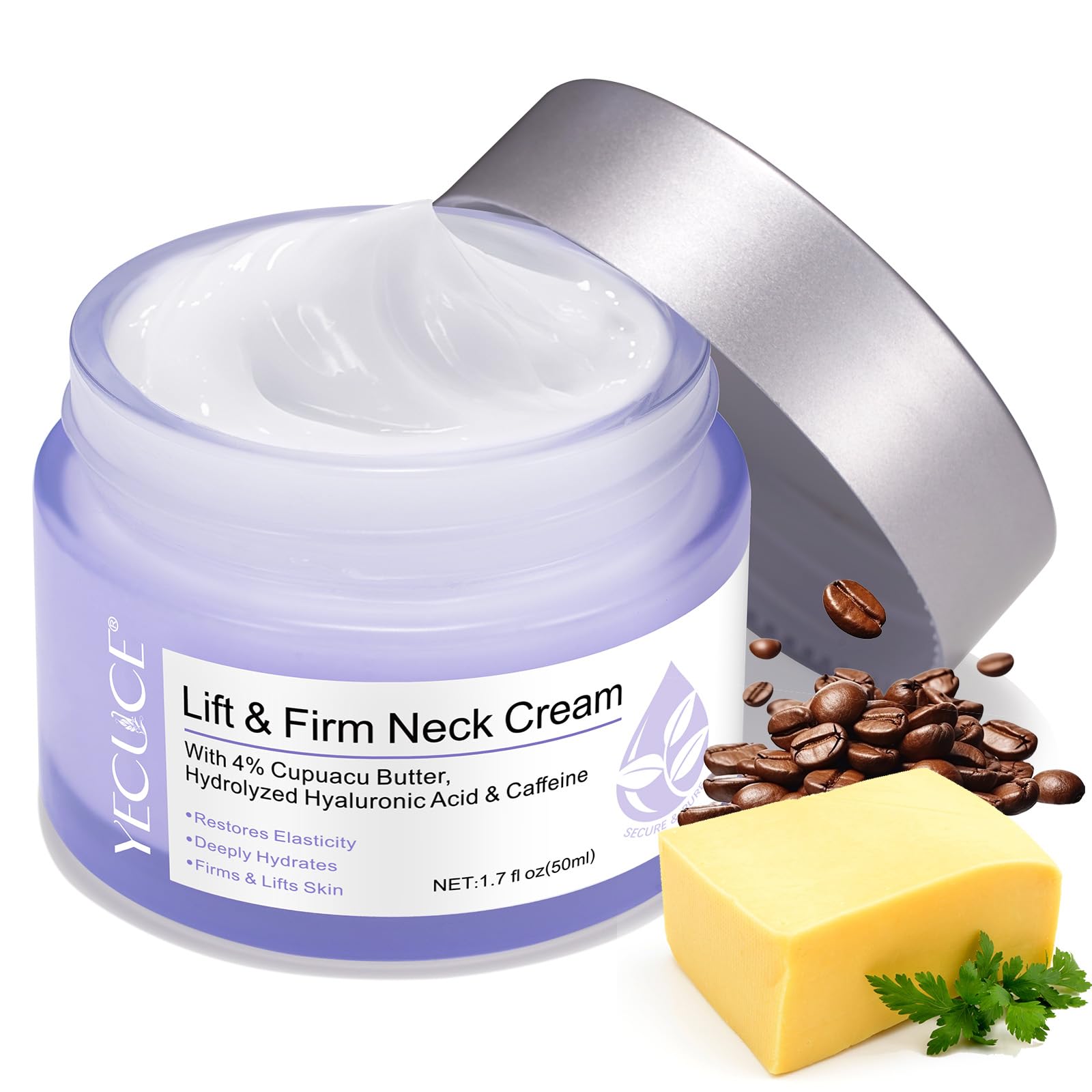 Neck Firming Cream | Tighten and Lift Neck Cream -Tightening & Lifting Sagging Skin - Reduce Fine Lines & Wrinkles - Advanced Neck Cream Face Moisturizing 50ML