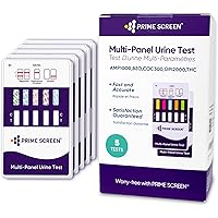 Prime Screen [5 Pack] 5 Panel Urine Drug Test Kit (THC, BZO, COC, OPI, AMP) - WDOA-754