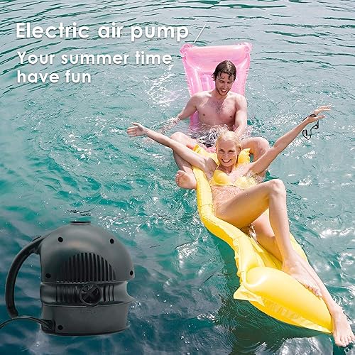 Electric Air Pump for Inflatables, Quick Air Mattress Pump, Air
