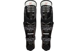 KNAPPER AK5 Ball Hockey Shin Guards – Pro-Level Protection for Indoor & Outdoor Play, Lightweight Impact-Resistant Design wit