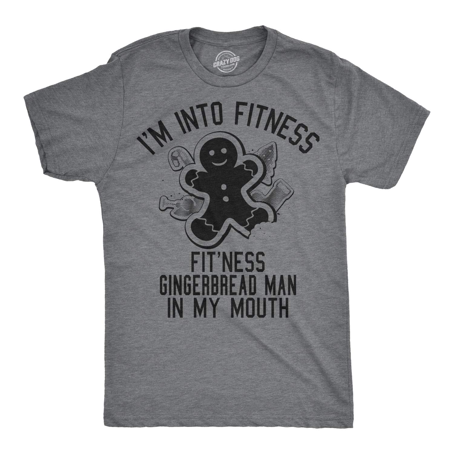 S Ness Gingerbread In My Mouth Tshirt Funny Christmas Tee For Guys