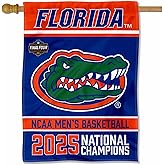 Florida Gators 2025 Basketball National Champions Double Sided House Banner Flag