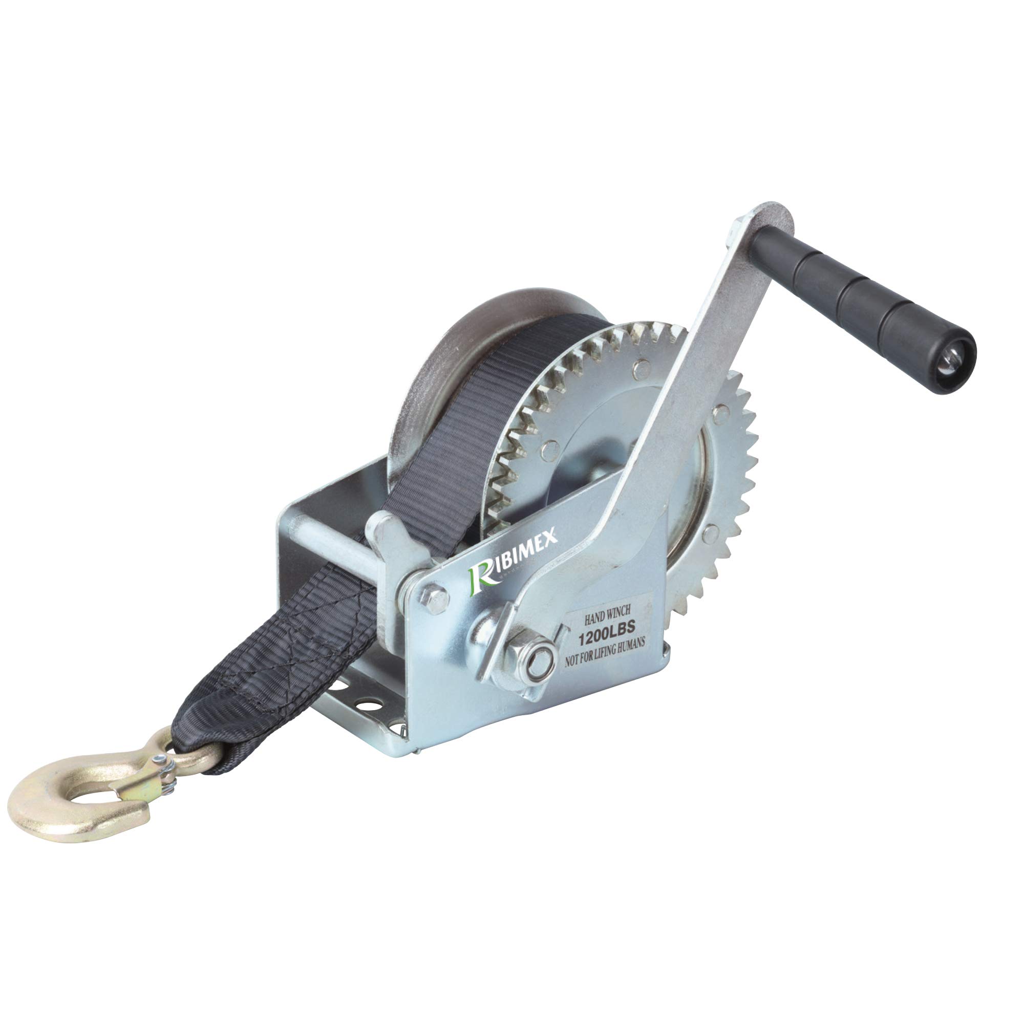 Ribimex PRTRM540S Manual Winch with Strap