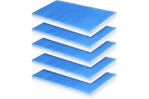 AHULIAO Airbrush Spray Booth Filter Paint Spray Booth Air Filter for Master, Paasche, Sky Enterprise, Airhobby Portable Hobby Airbrush Spray Hood Booth Filter Set (5 Pack, 16x7in)