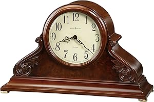Howard Miller Sophie Mantel Clock 635-152 – Americana Cherry Home Decor with Volume Control & Quartz, Triple-Chime Movement