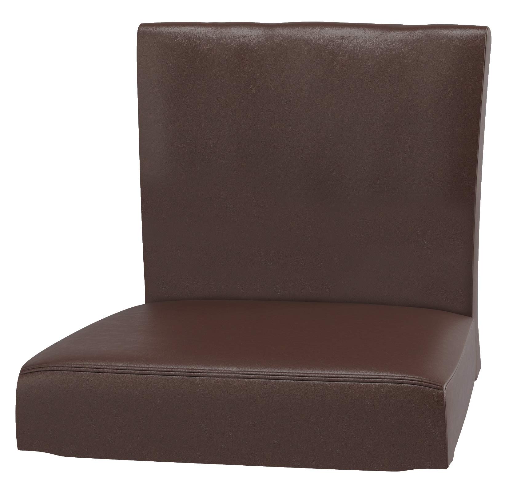 Photo 1 of Seat Width: 18 1/2" Durable Material Henriksdal Bar Stool with Backrest Cover Replacement is Custom Made Compatible for IKEA Henriksdal Bar Stool Chair Cover Or Slipcover (Pu Leather Brown)