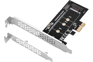 SIIG M.2 SSD M Key Nvme PCIe 3.0 X4 Card Adapter with Low and Full Profile Bracket - Supports M.2 PCIe 2230, 2242, 2260 and 2