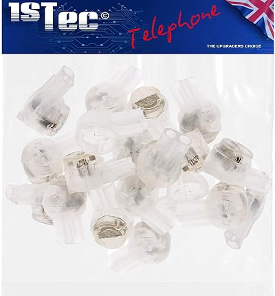 1STec 25 x Genuine BT 2 Wire Gel Filled Crimp Connectors 8A Waterproof