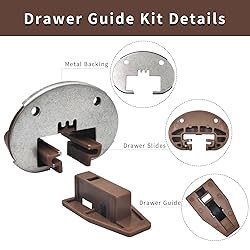 Miayaya 5 Set of Drawer Guide Kit Compatible with