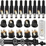 5.5MM x 2.1MM 10Pack Male DC Power Plug Power Jack