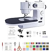 Sewing Machine with Extension Table,39 Built-in Stitches, LED Light 2-Speed Foot Pedal, and Accessories Kit for Home DIY Projects & Gift Perfect for Sewing Machine for Beginners for Adult