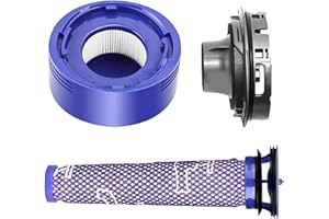 ilovelife Filter Replacement & Motor Cover Compatible with Dyson V7 V8 Animal and Absolute Cordless Vacuum Cleaners, Upgrade Your Vacuums