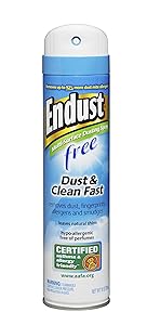 Endust Fragrance Free Hypo-Allergenic Dusting and Cleaning Spray, 10 Ounce