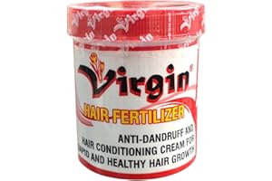 Virgin Hair Fertilizer, Hair Growth Cream, Herbal Blend, 200g, with Peppermint Oil, Lanolin, Menthol, Shea Butter