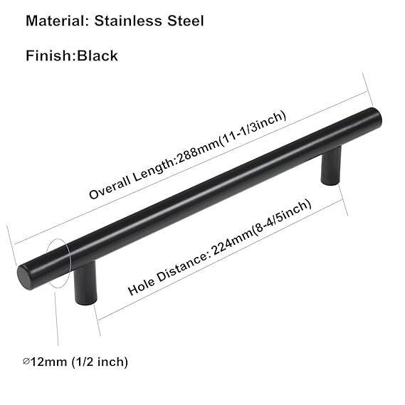 Hardware Homdiy Hd201bk Office Desk Drawer Handles Stainless Steel