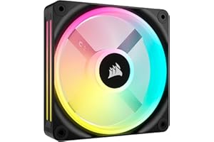Corsair iCUE LINK QX120 RGB 120mm Magnetic Dome RGB Single Fan - Black
