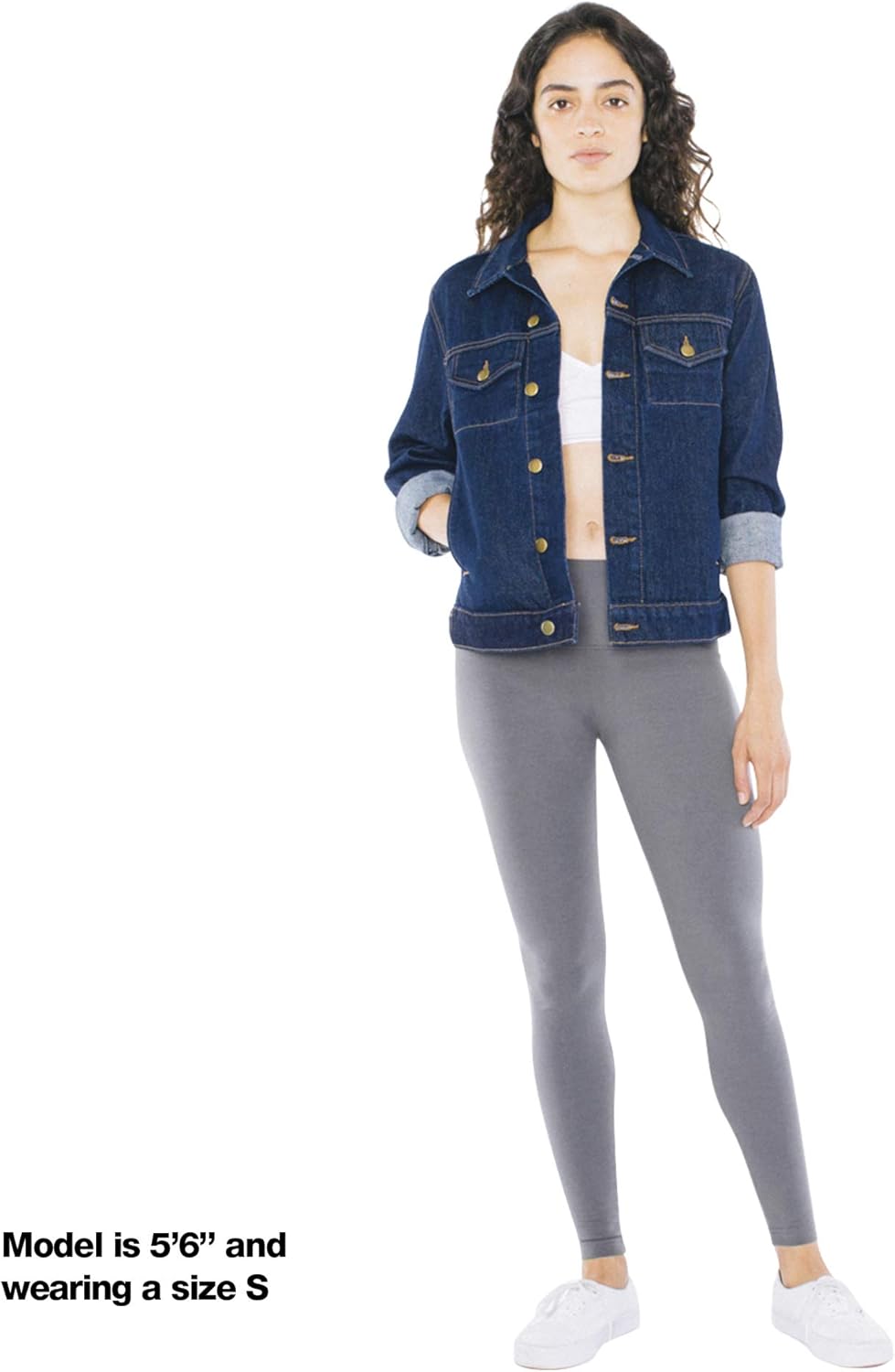 American Apparel Women's Cotton Spandex Jersey High-Waist Leggings at  Women’s Clothing store