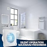 VENTS Silenta 100mm Bathroom Extractor Fan White 78 m³/h 26 dBA view 7