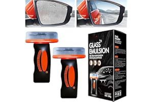 Glass Emulsion Oil Film Remover for Car Windshields and Windows, Glass Oil Film Remover for Car, Hand-Held Emulsion Cleaner f