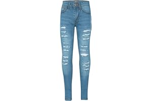 A2Z 4 Kids Girls Denim Ripped Jeans Comfort Skinny Stretch Jeans Lightweight Trendy Denim Cotton Pant Children Age 3-14 Years