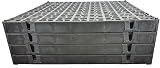 Srendi 4 x Black Plastic Paving Grid 500x500x40mm Interlocking 1m2 view 2