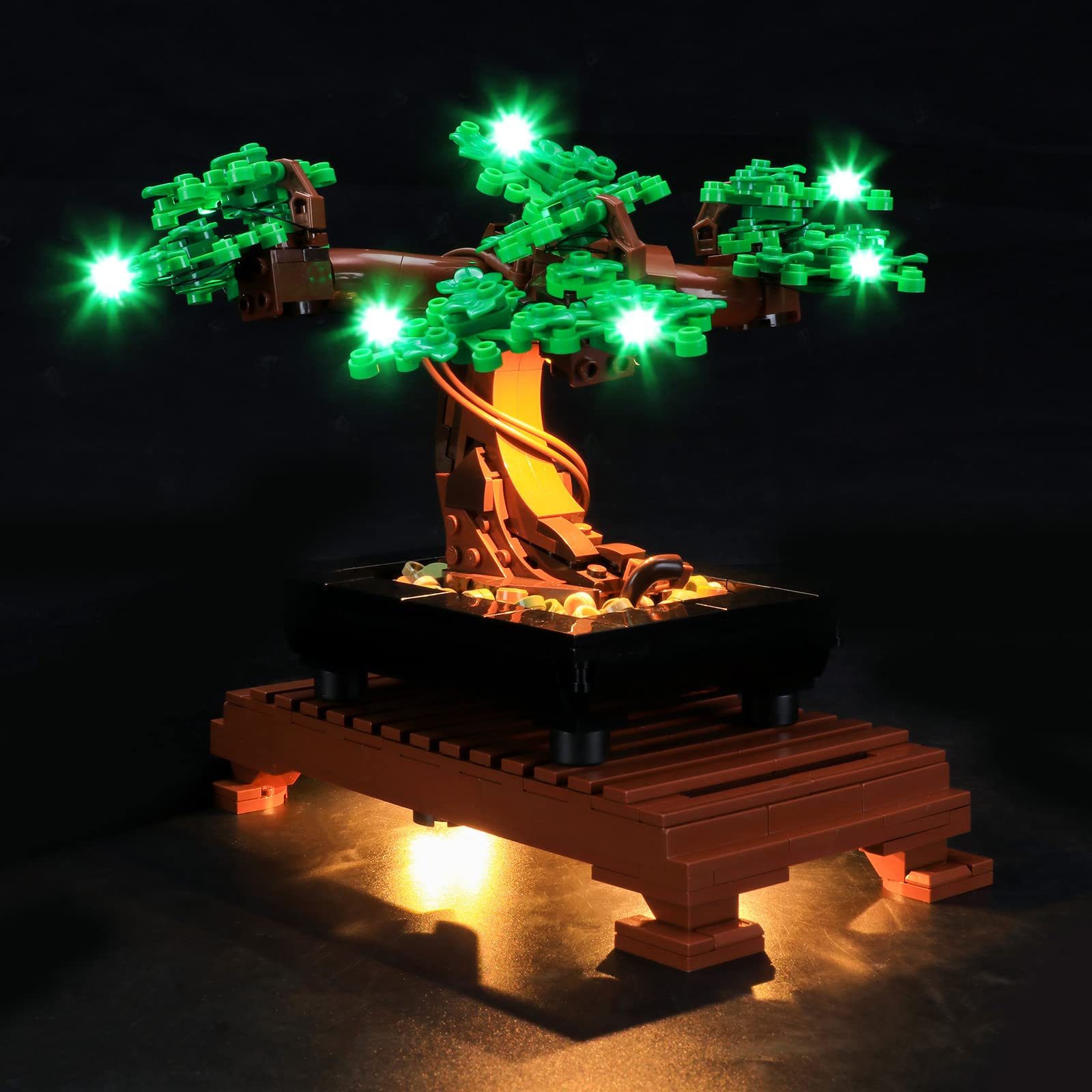 LIGHTAILING Light Set for (Creator Expert Bonsai Tree) Building Blocks Model - Led Light kit Compatible with Lego 10281(NOT Included The Model)