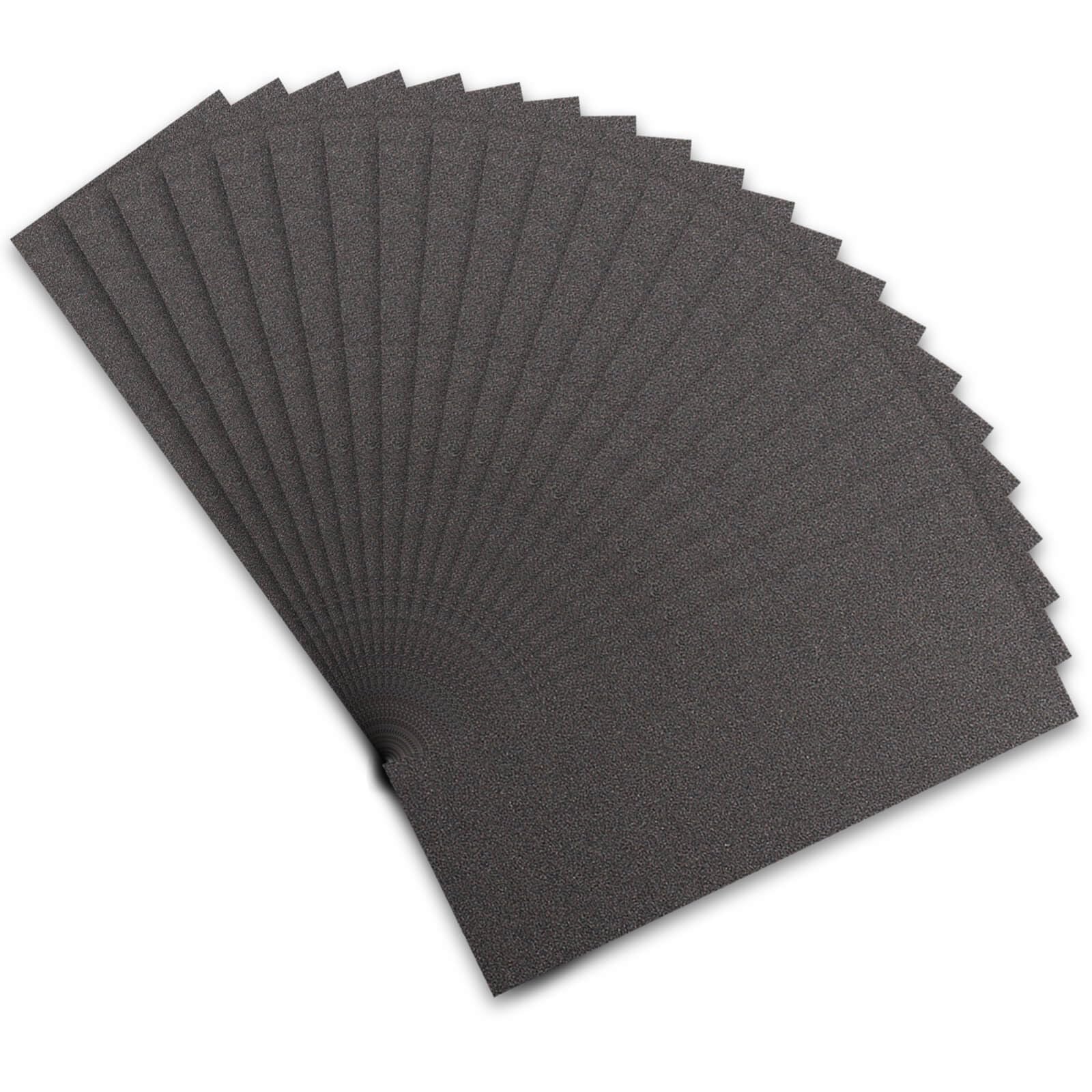 STEBRUAM Wet and Dry Sandpaper 320 Grits, Sandpaper Assorted for Cars Polishing Metals Walls Wood Furniture Sanding, 21 Sheets Sand Paper 9x3.6 Inch