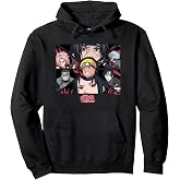 Naruto Shippuden Group Panels Pullover Hoodie