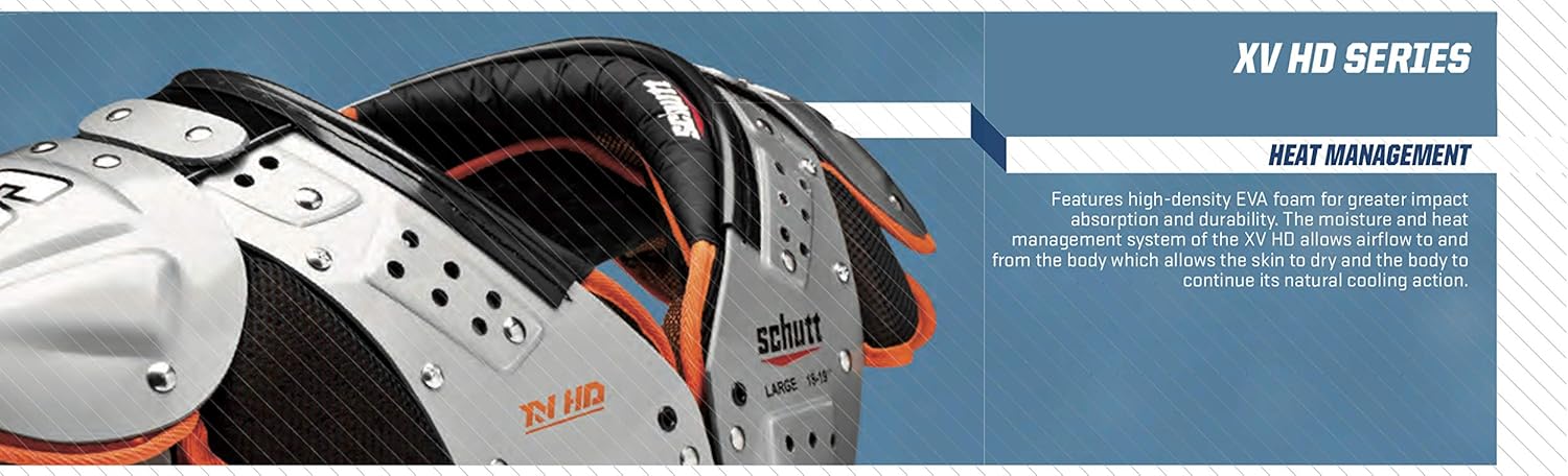 Schutt Sports XV HD Varsity Football Shoulder Pads : Sports & Outdoors