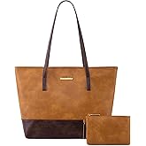 Montana West Tote Bags Vegan Leather Purses and Handbags for Women Top Handle Ladies Shoulder Bags