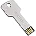 KOOTION 64GB Metal Key Design USB Flash Drive, Metal Key Shaped Memory Stick, USB 2.0 Sliver