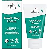 Earth Mama Cradle Cap Cream - 2 oz - Gentle Cream for Babies - Scalp Moisturizer to Help Soften Flakes - Cradle Cap Kit Essen