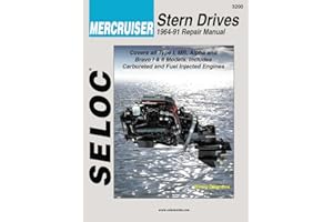 SELOC PUBLISHING Mercruiser Stern Drive Inboards, 1964-1991 Repair and Tune-Up Manual