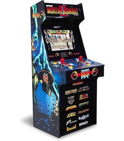 Amazon.com: Arcade1Up Mortal Kombat II Deluxe Arcade Machine for