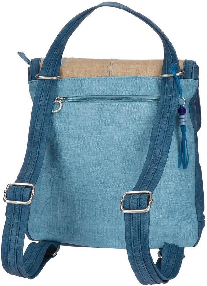 Catalina Estrada Faisan Casual Backpack Multicoloured 30x29x8 cms Synthetic Leather, 30 cm - Image 5