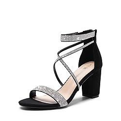 DREAM PAIRS Women's Chunk Low Heel Pump