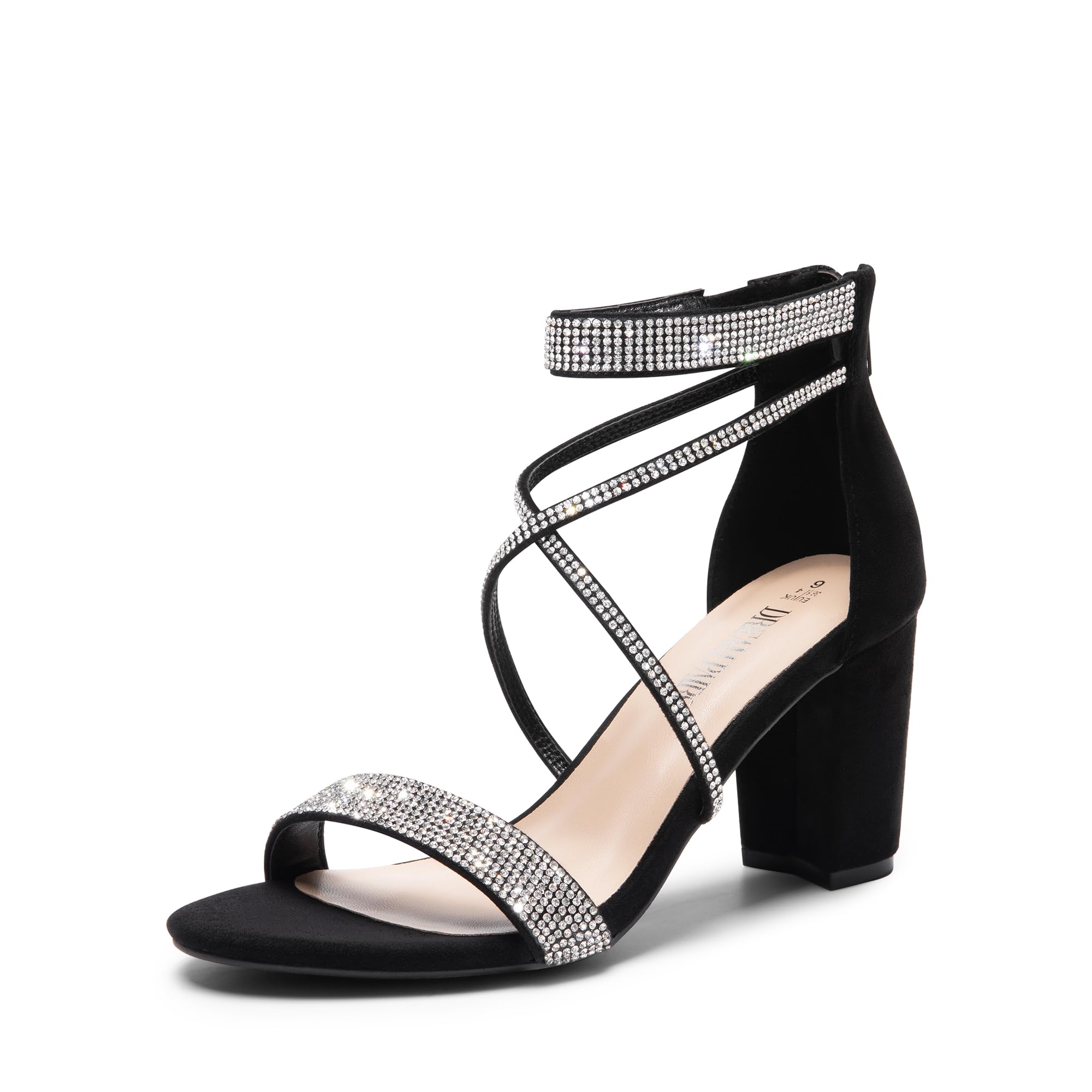 DREAM PAIRS Women's Chunk Low Heel Pump