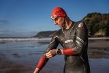 Zone3 Silicone Swim Cap Red 48g Unisex – Comfortable Easy On/Off view 3